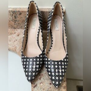 Cole Haan heels. faux snake skin. Worn a few times, soles are pictured